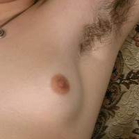 European first timer Gypsy demonstrating pierced hard nips, wooly underarms and hairy pubic hair